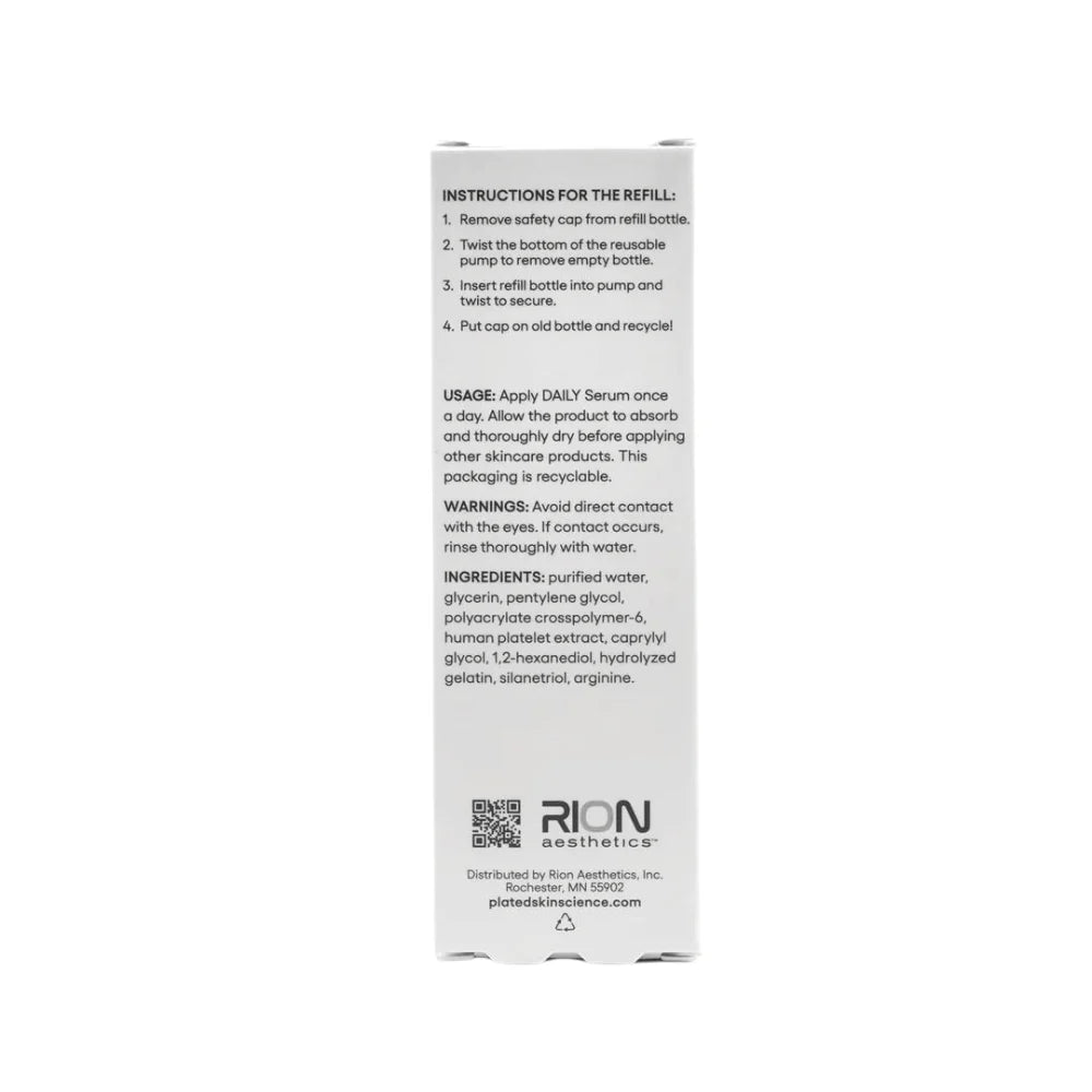 Plated Skin Science DAILY Serum Refill