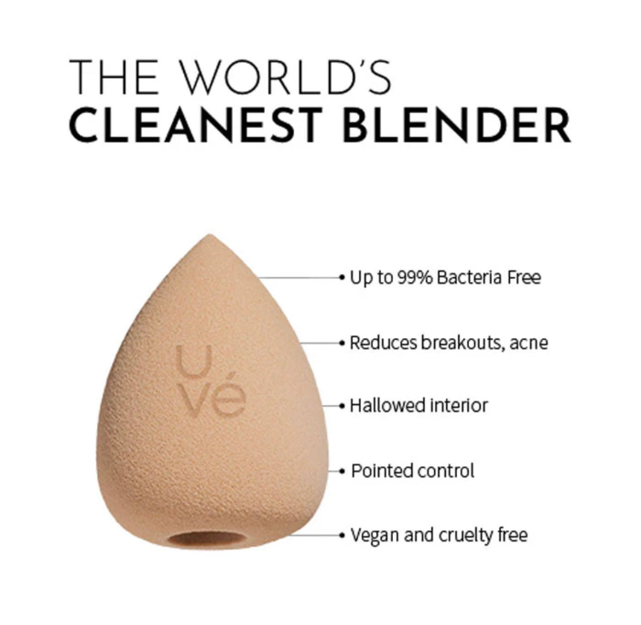 PURE Halo Antimicrobial Makeup Sponge