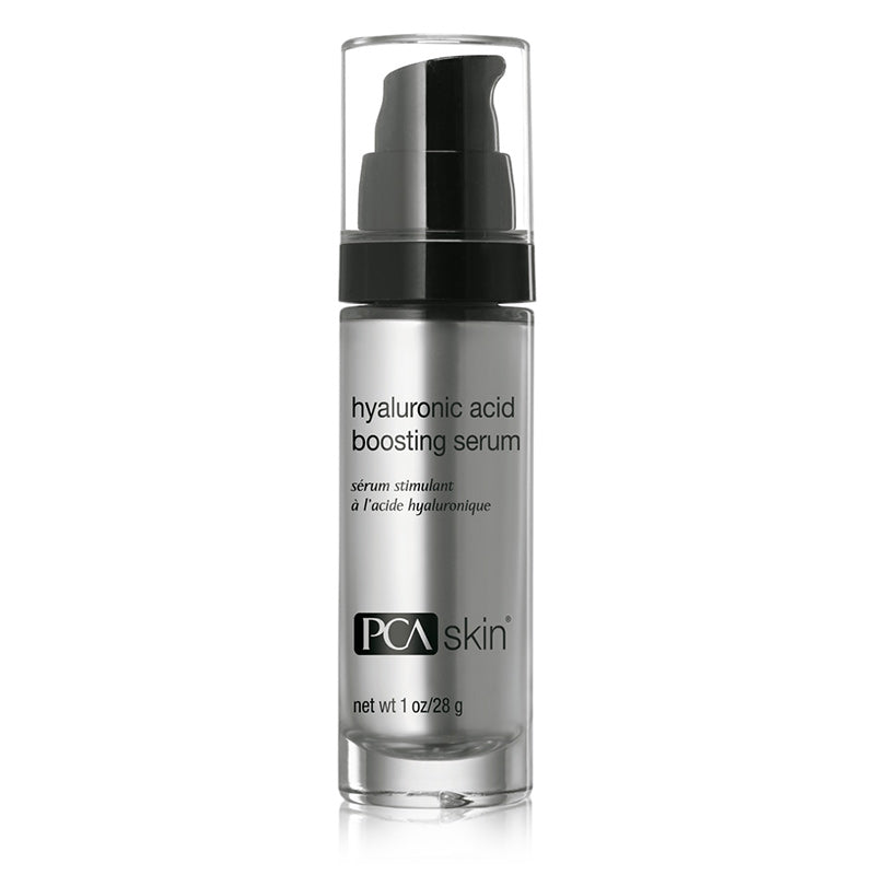 HYALURONIC ACID BOOSTING SERUM (1 OZ.): Hydrate and revitalize your skin with PCA Skin's Rejuvenating Formula.