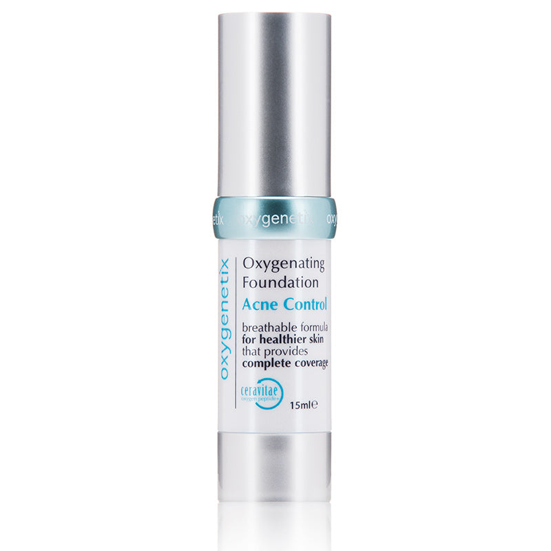 Oxygenating Foundation Acne Control, Beige (15 ml): Achieve Flawless Coverage with Acne-Fighting Benefits